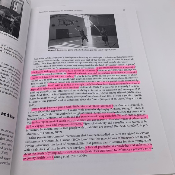 TRANSITIONS TO ADULTHOOD FOR YOUTH WITH DISABILITIES by Stewart Mcs Ot Reg Debra - Picture 8 of 12